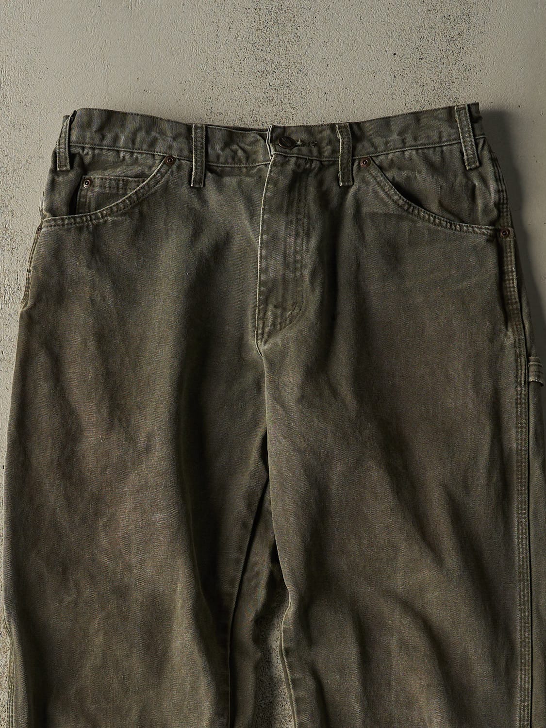 Vintage 90s Green Dickies Carpenter Pants (32x31) - Image 4