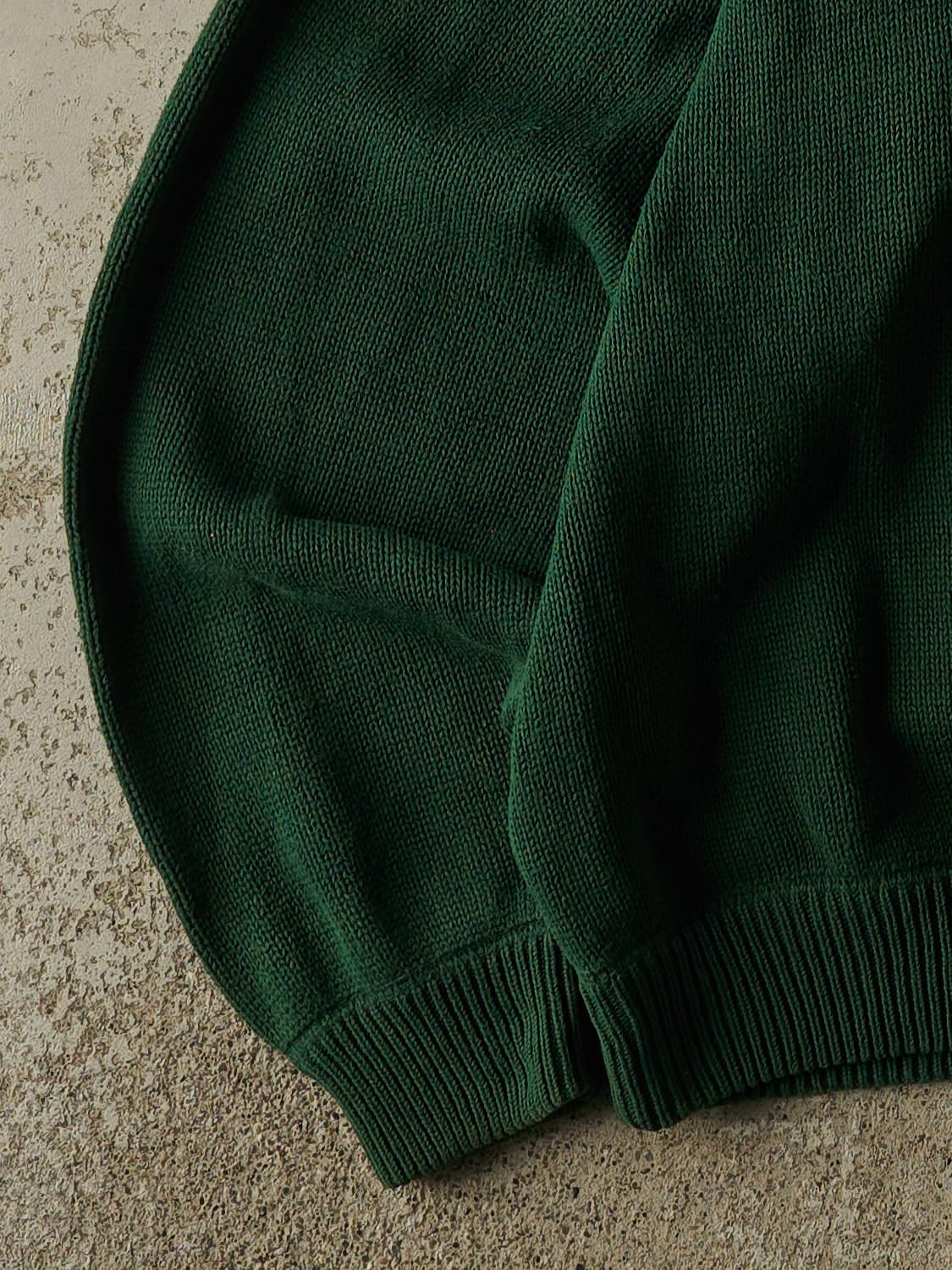 Vintage 90s Green Eddie Bauer Knit (XL) - Image 3