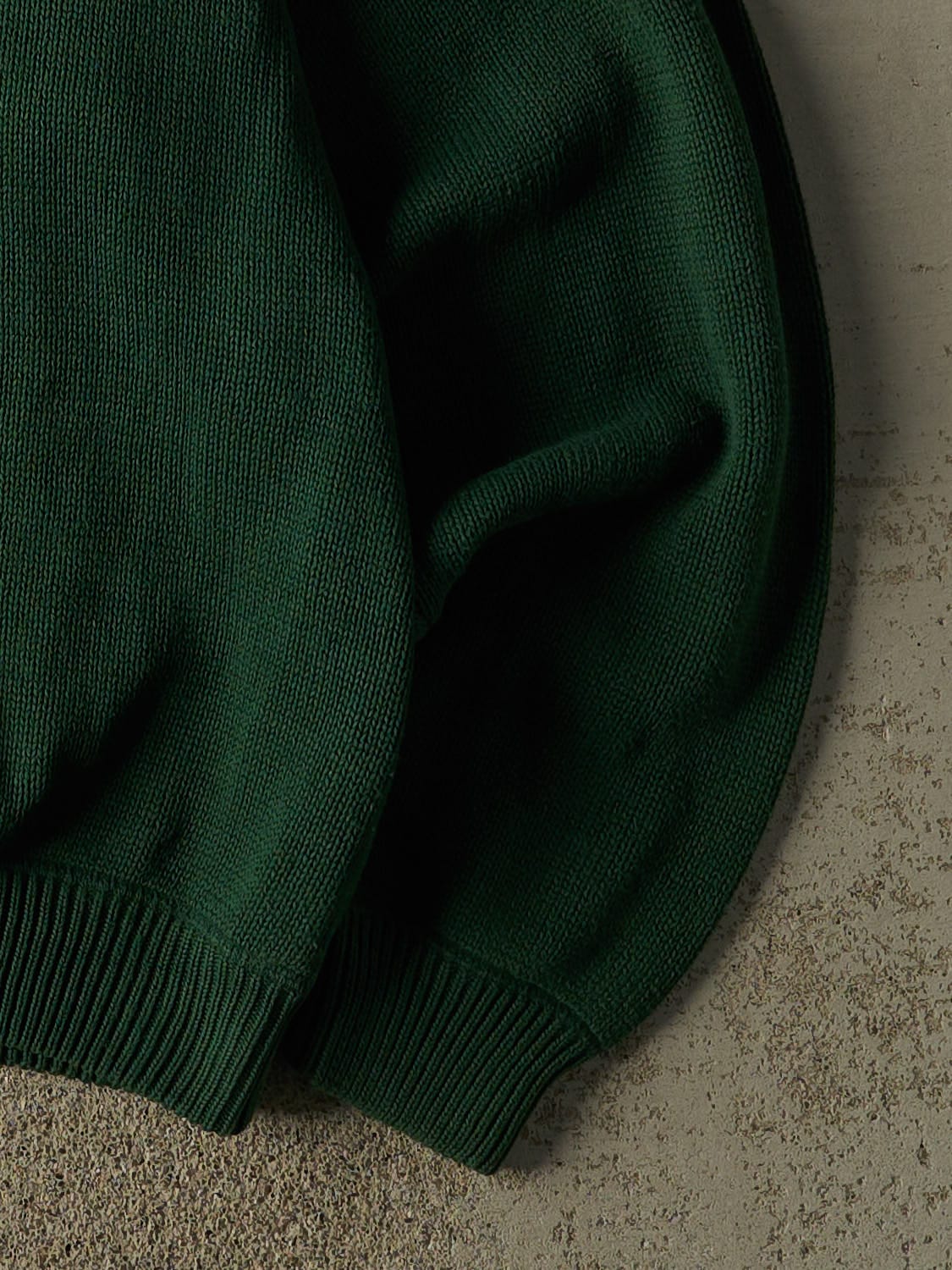 Vintage 90s Green Eddie Bauer Knit (XL) - Image 4