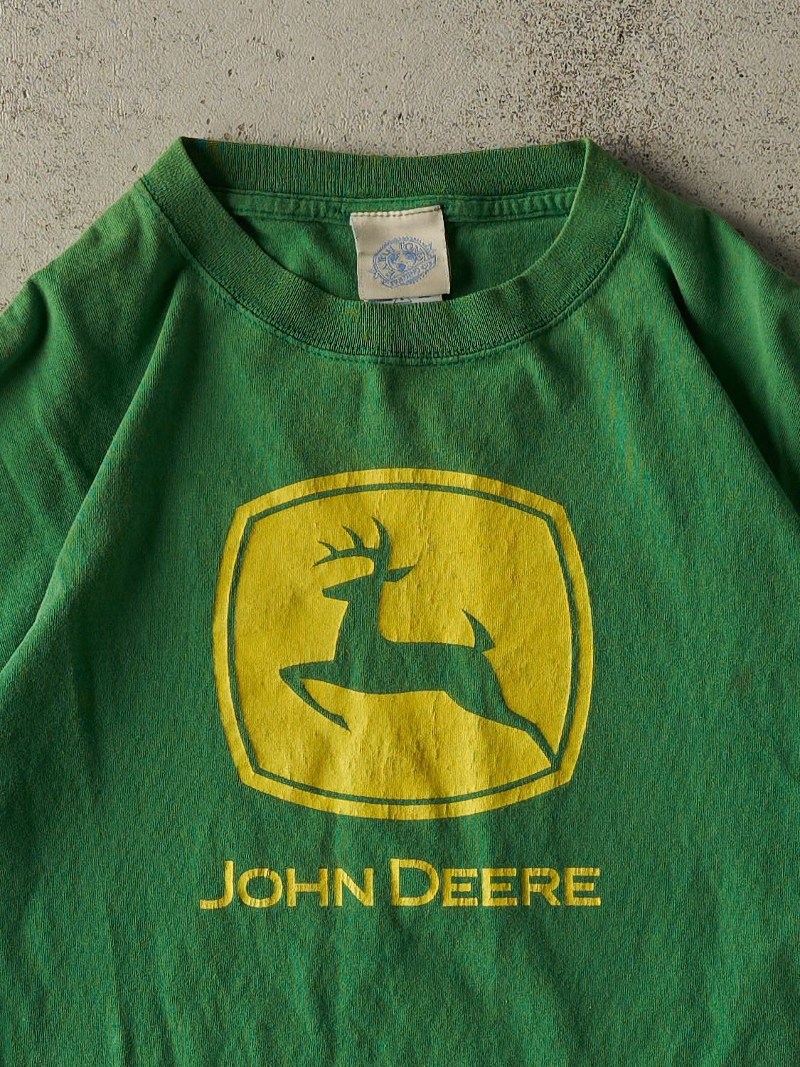 Vintage Y2K Green John Deere Tee (L) - Image 2