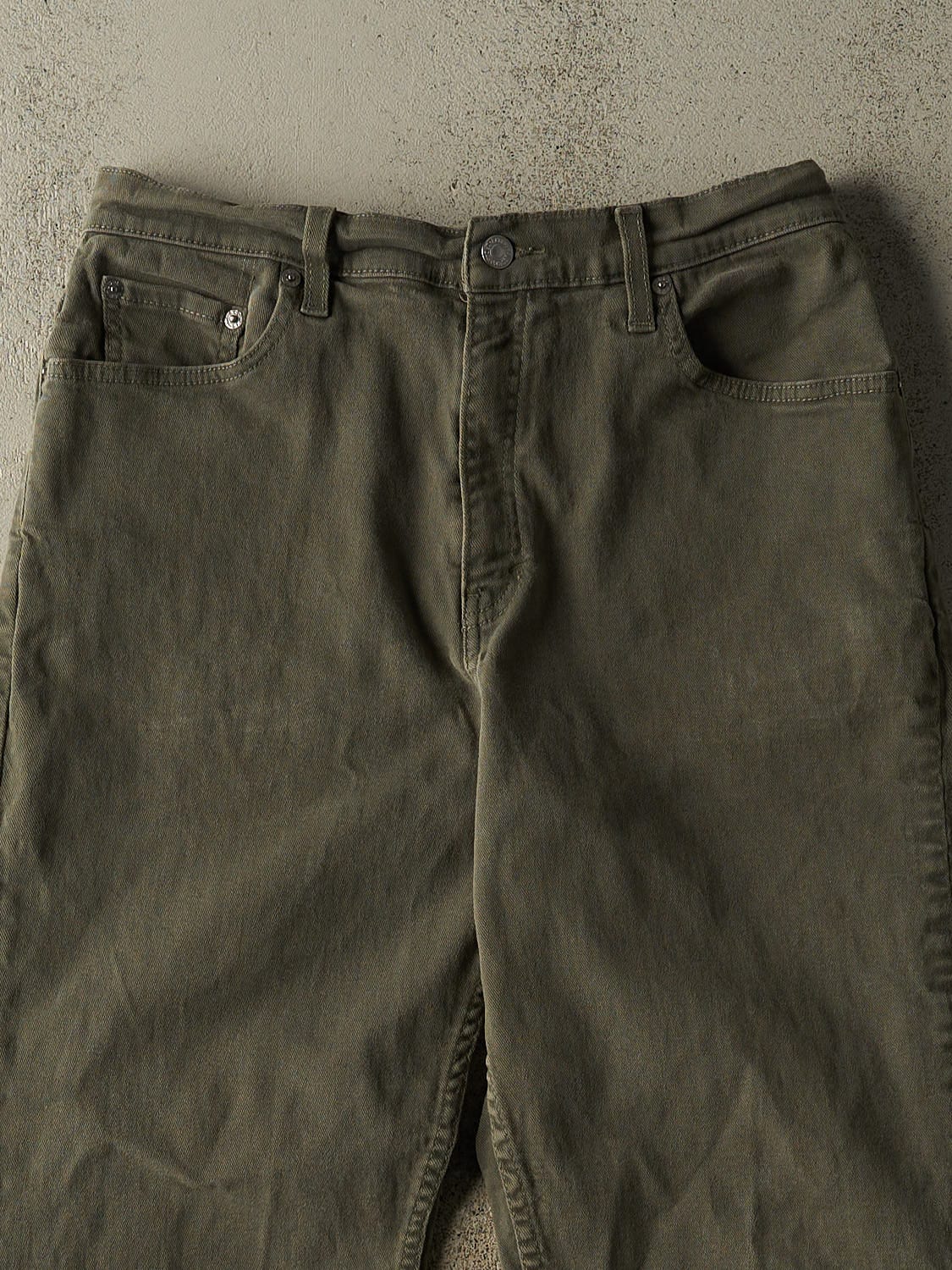 Vintage 90s Green Levi's 550 Pants (30x28) - Image 3