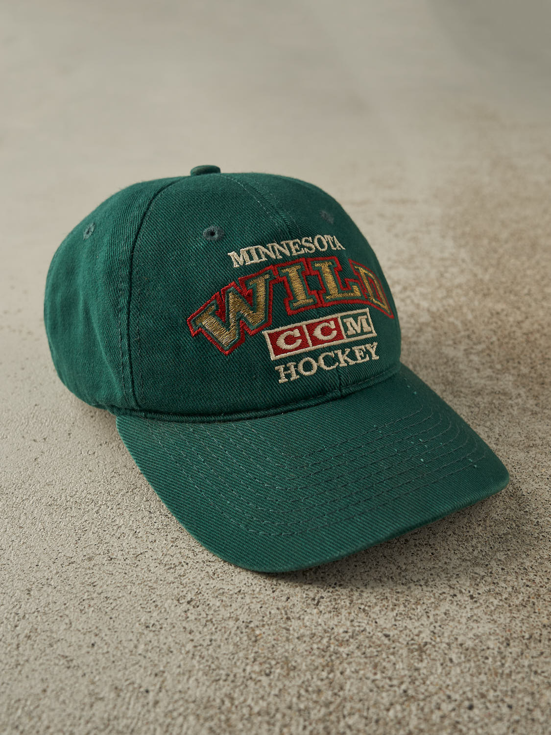 Vintage Y2K Green Minnesota Wild Strapback (O/S) - Image 3