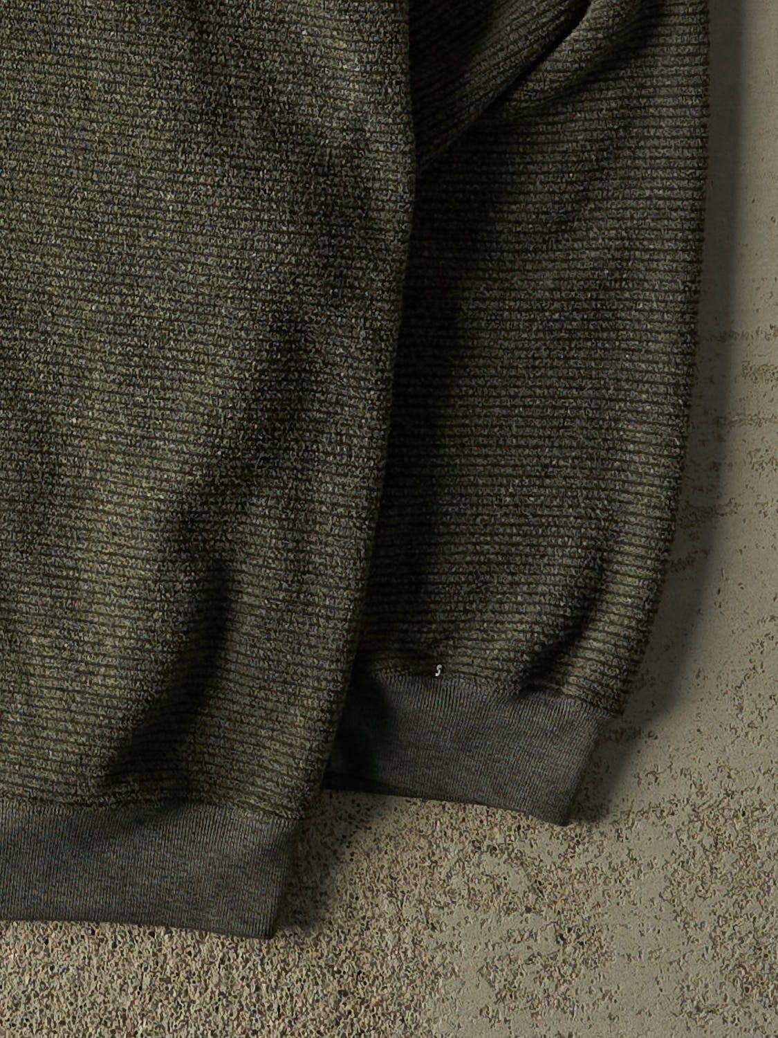 Vintage 90s Green Penman's Quarter Button Sweater (XXL) - Image 4