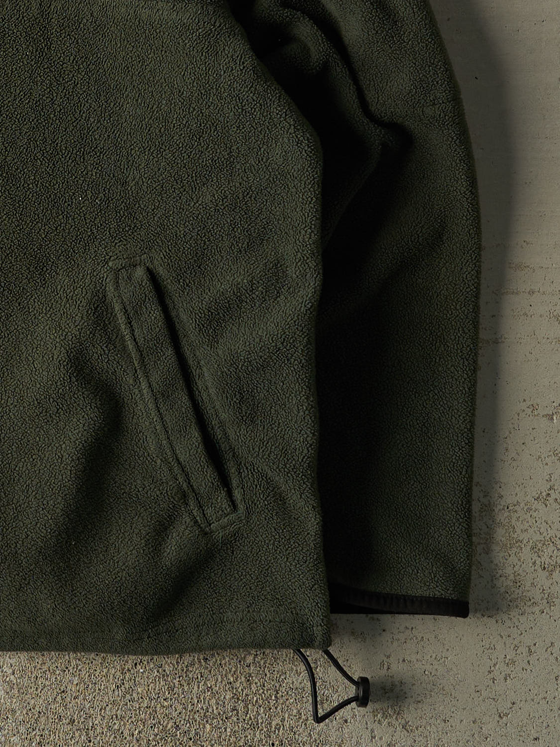 Vintage Y2K Green Quarter Zip Fleece (XL/XXL) - Image 4