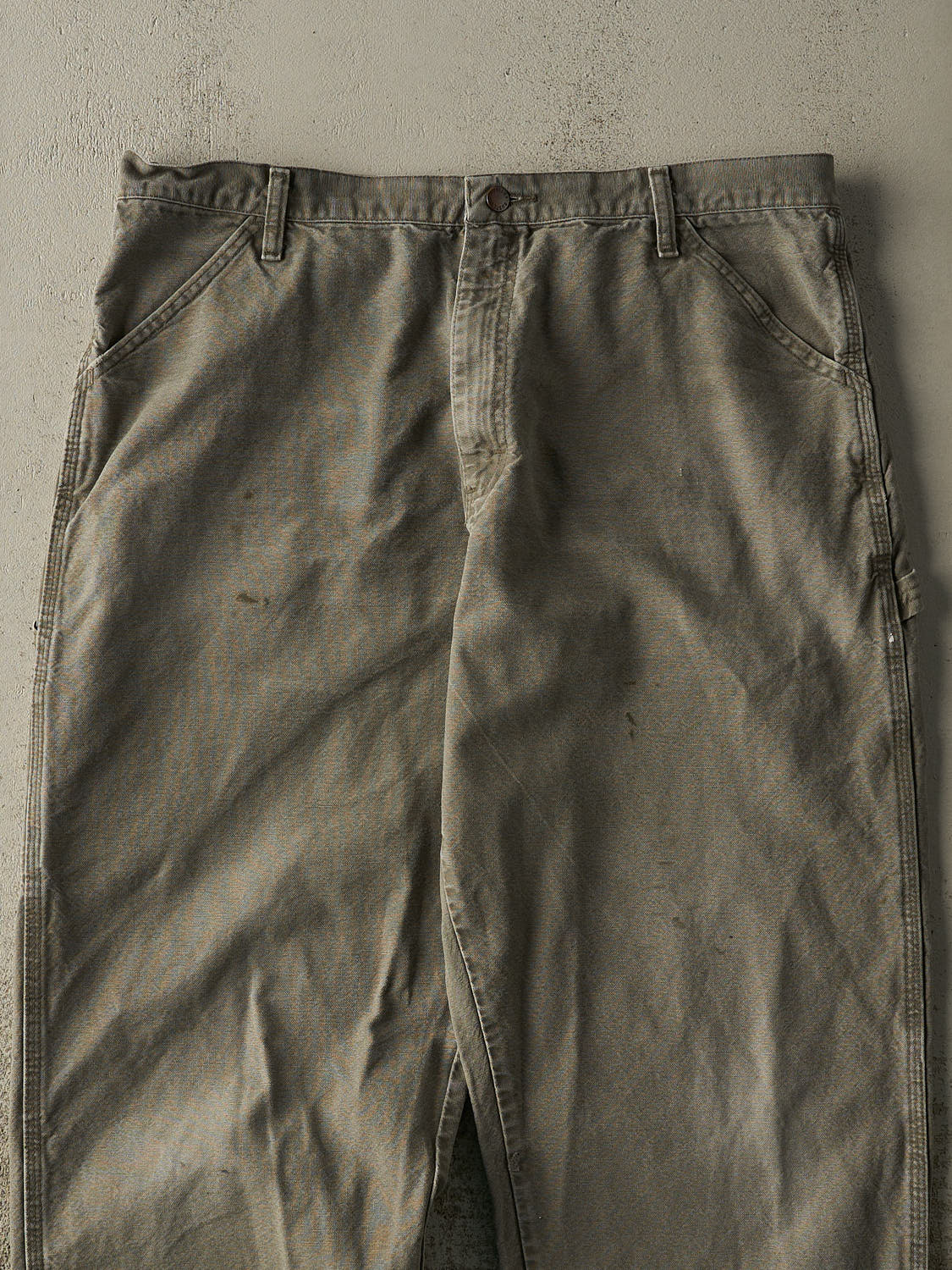 Vintage 90s Green Rustler Carpenter Pants (38x30.5) - Image 4