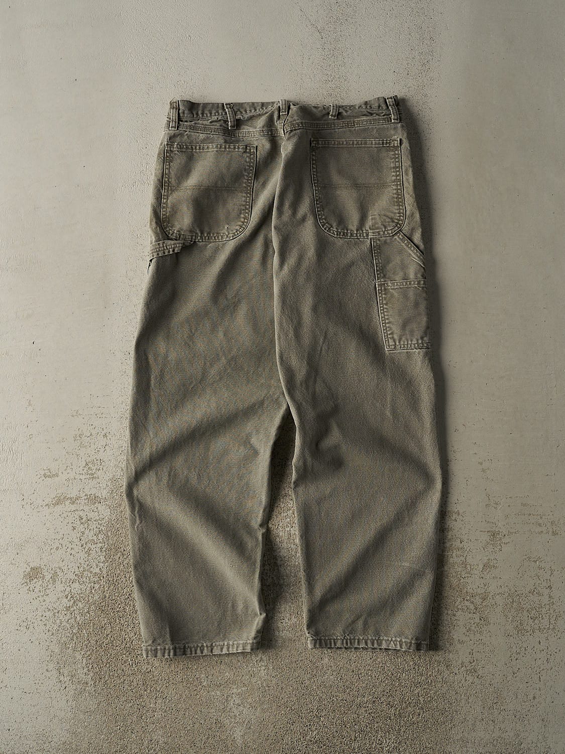 Vintage 90s Green Rustler Carpenter Pants (35x31) - Image 3