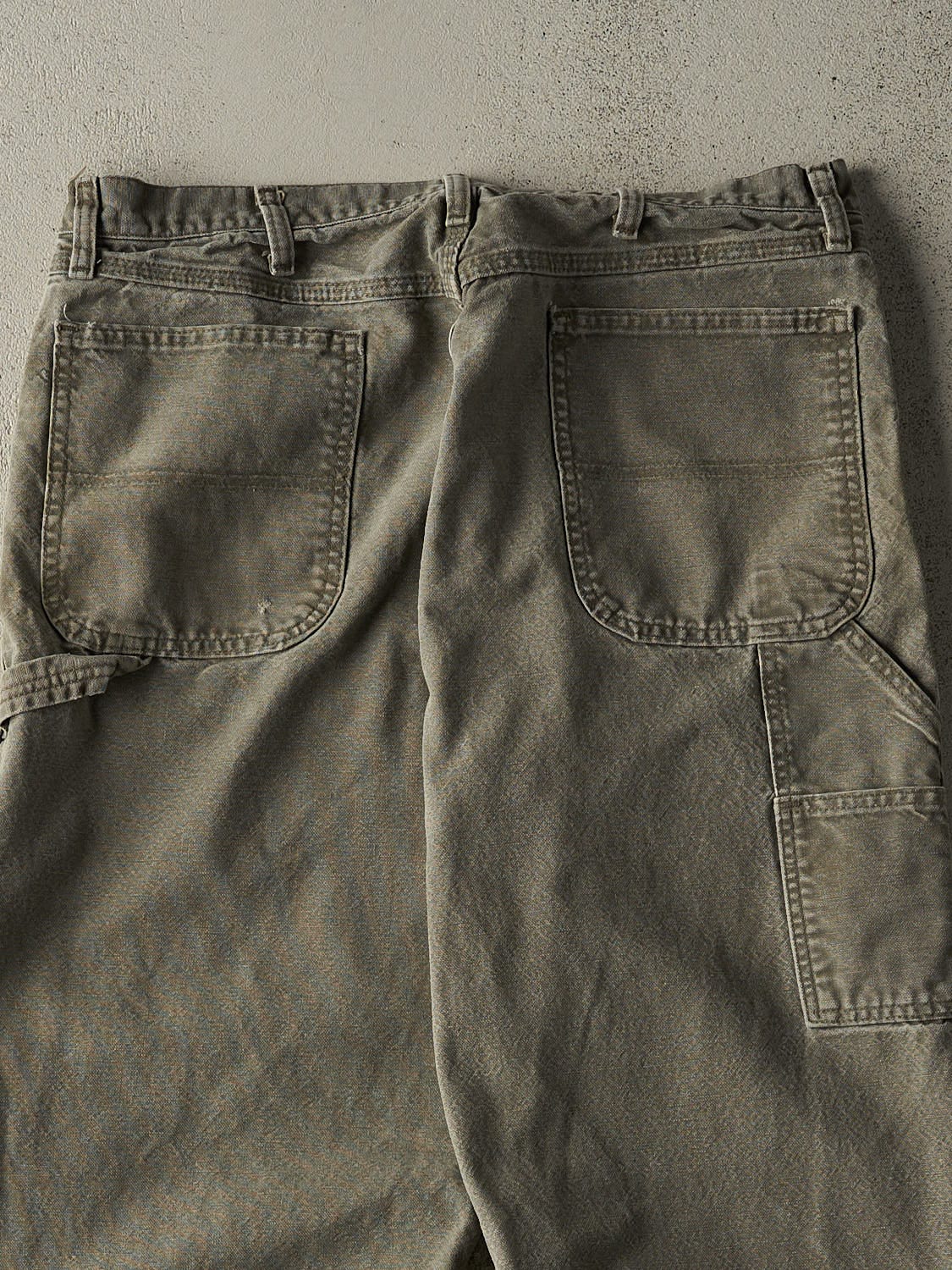 Vintage 90s Green Rustler Carpenter Pants (35x31) - Image 5