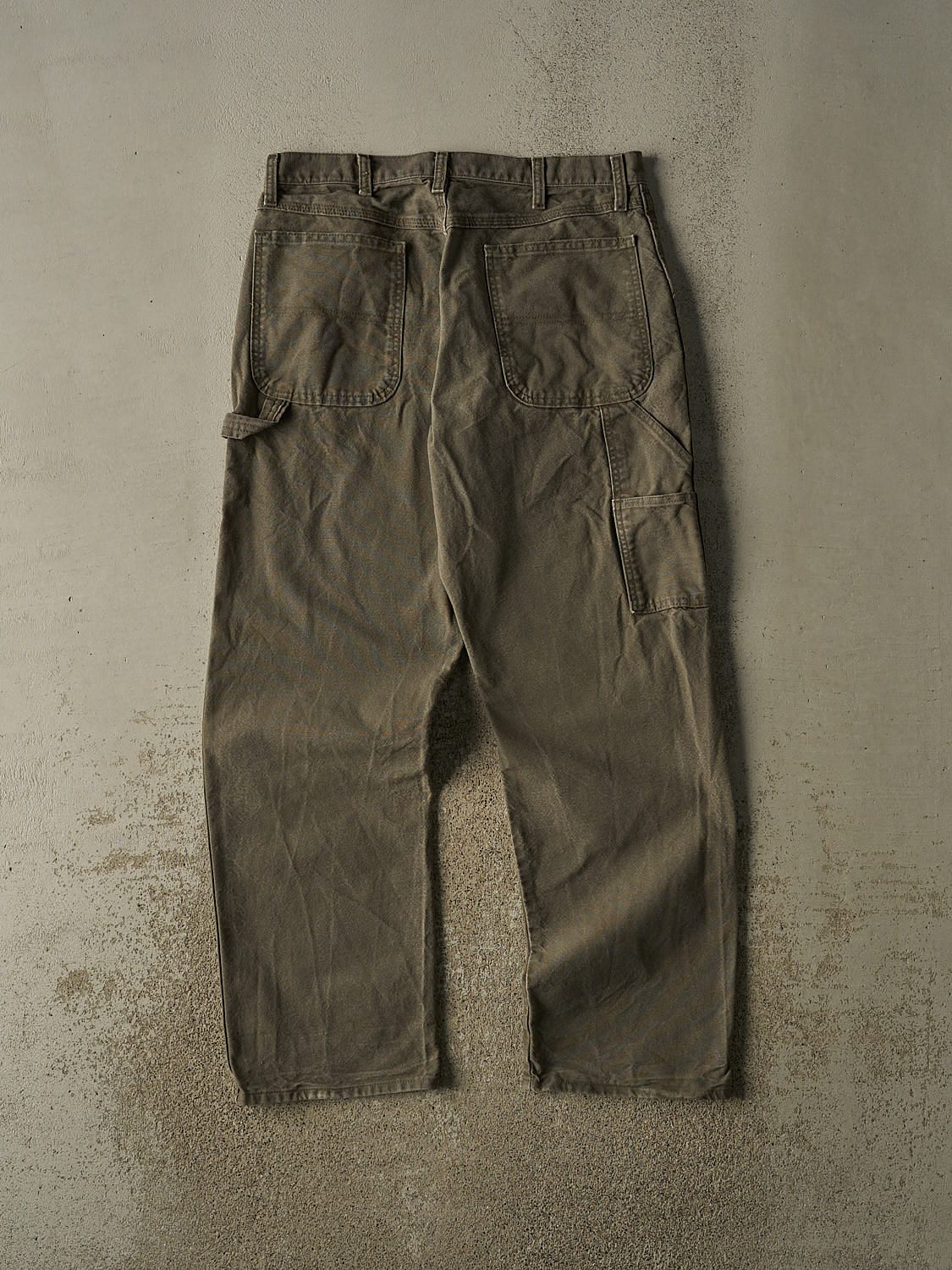 Vintage 90s Green Rustler Carpenter Pants (33x31) - Image 2