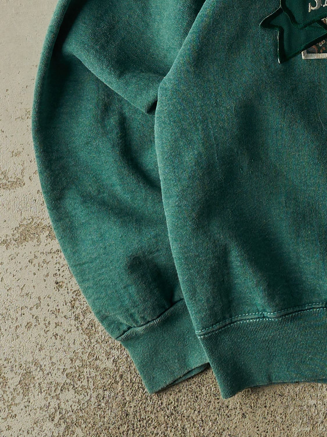 Vintage 80s Green San Francisco Embroidered Crewneck (S/M) - Image 3