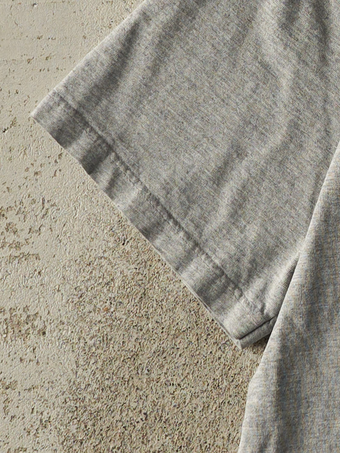 Vintage 90s Grey Adidas Embroidered Logo Tee (M/L) - Image 3