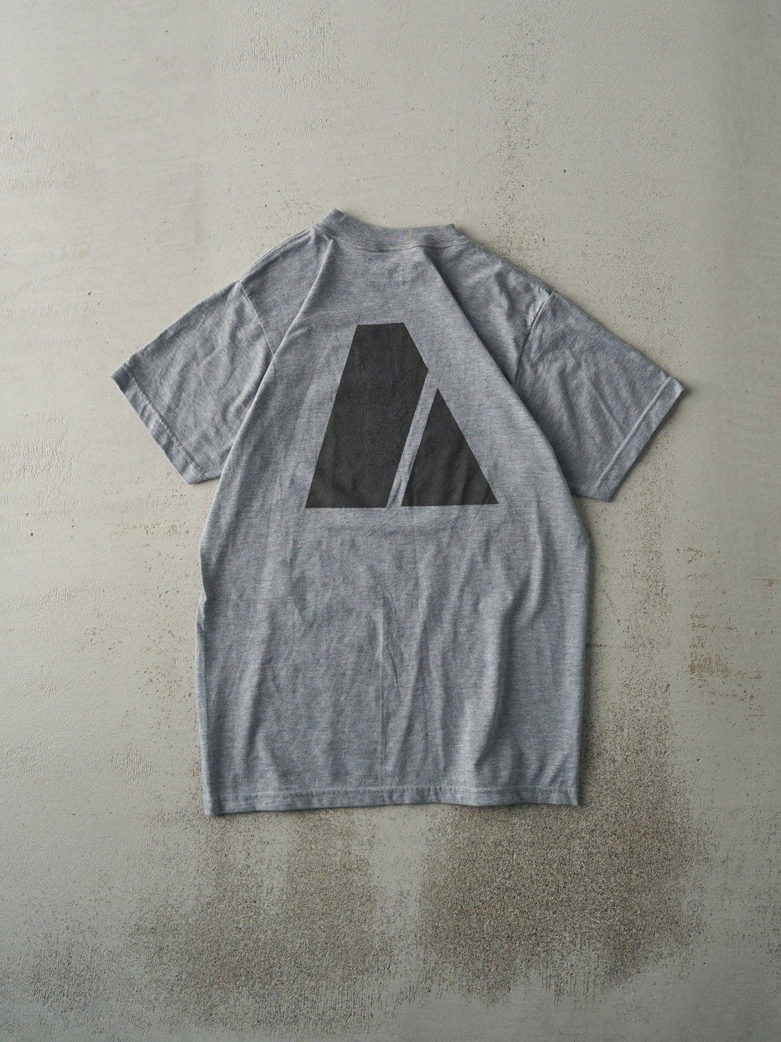 Vintage 90s Grey Army Tee (S) - Image 2