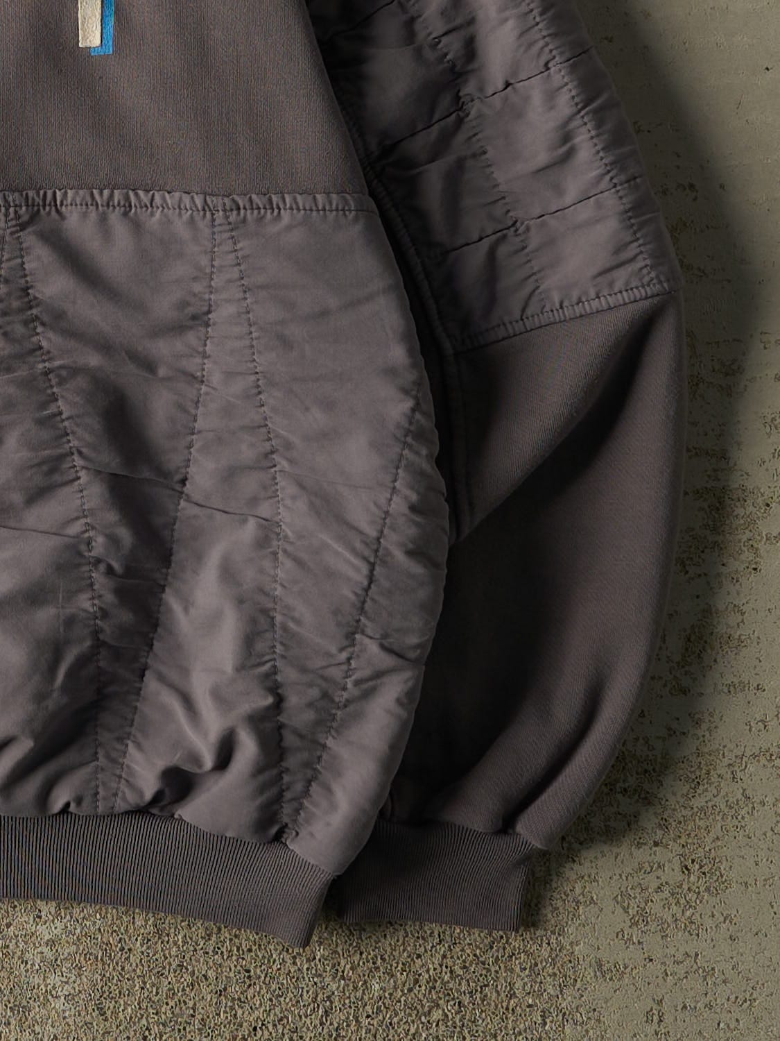 Vintage 90s Grey Banff Quilted Crewneck (M) - Image 3