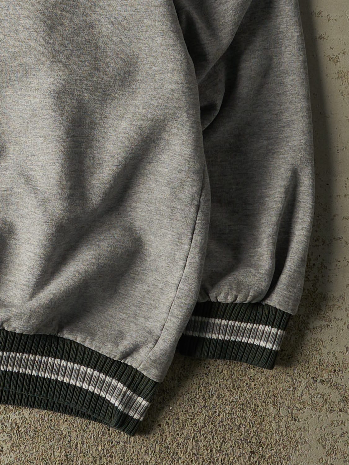Vintage 90s Grey Bell Mobility Ribbed Crewneck (L) - Image 4