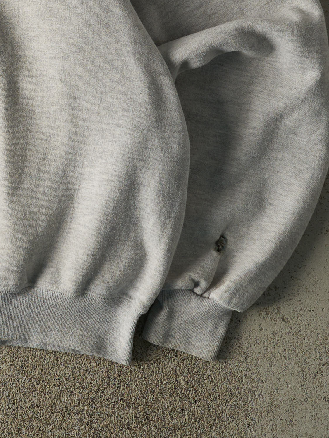 Vintage 90s Grey Blank Crewneck (L/XL) - Image 3