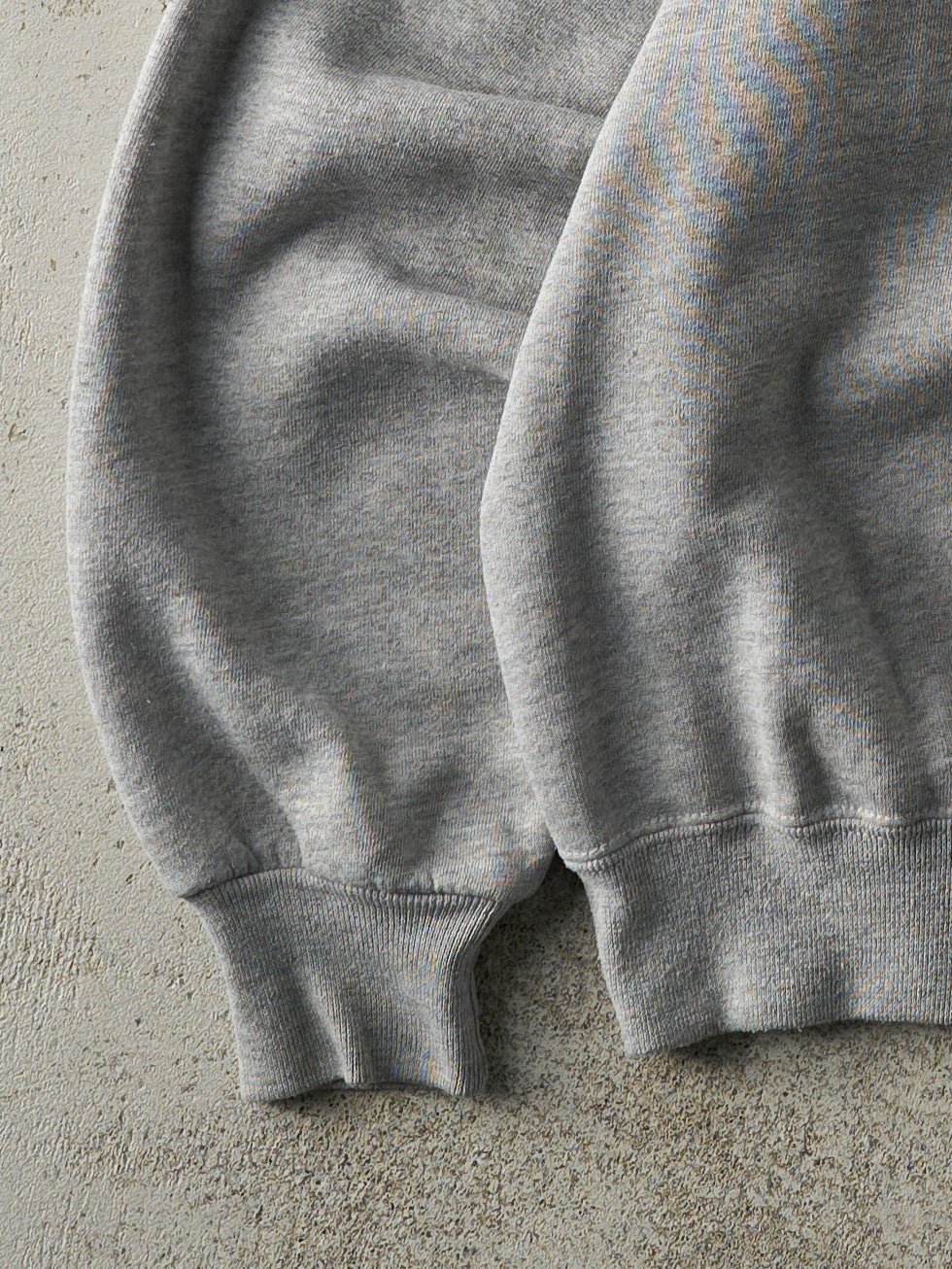 Vintage 90s Grey Blank Russell Athletic Crewneck (L) - Image 3