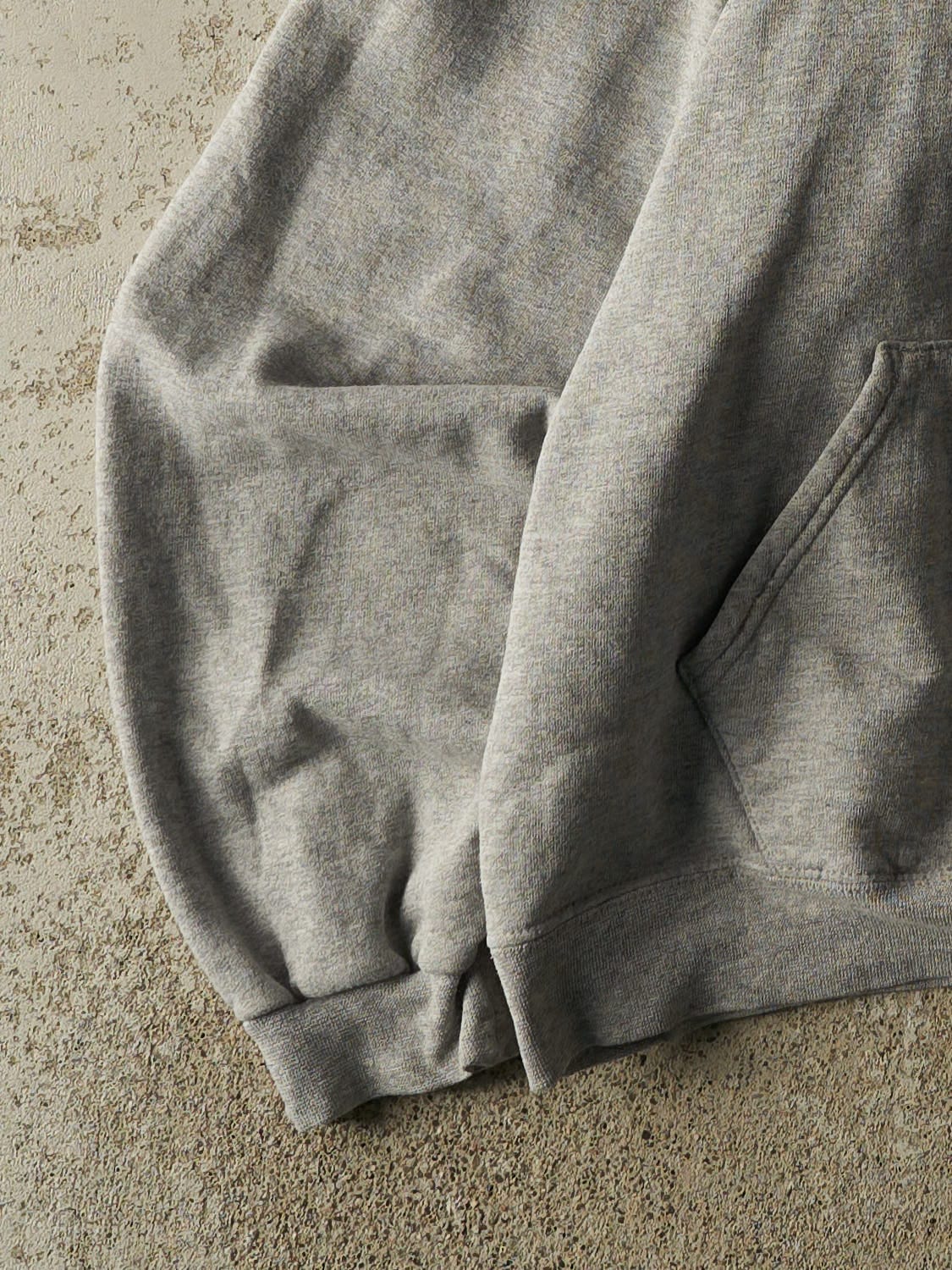 Vintage 90s Grey Brown University Champion Hoodie (L/XL) - Image 4
