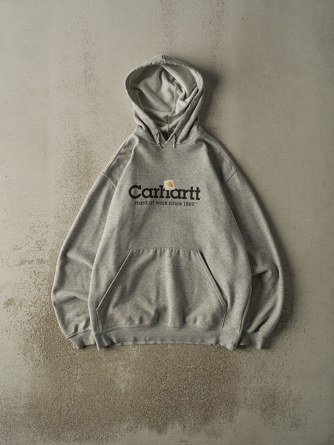 Vintage 90s Grey Carhartt Hoodie (XL)