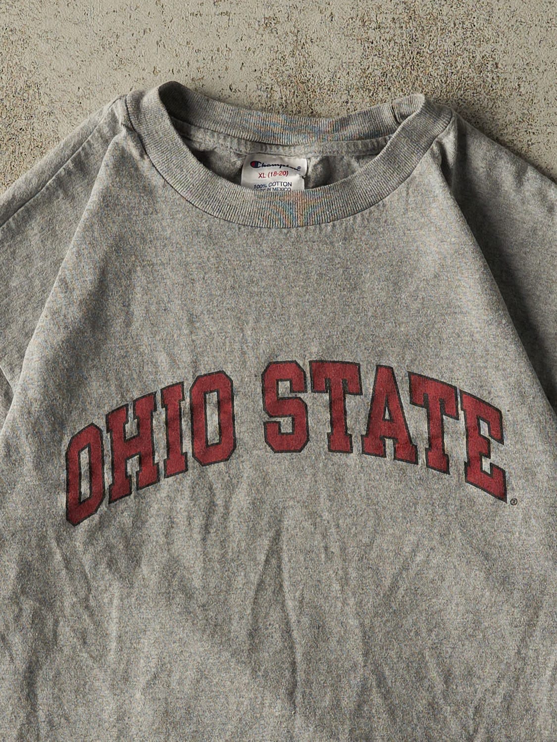 Vintage 90s Grey Champion Ohio State Tee (S/M) - Image 2