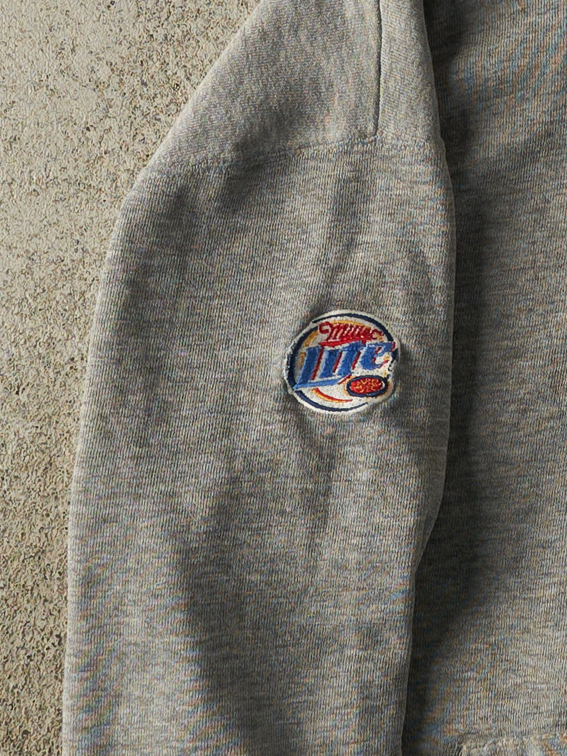 Vintage 90s Grey Chicago Bears Embroidered Hoodie (L/XL) - Image 4