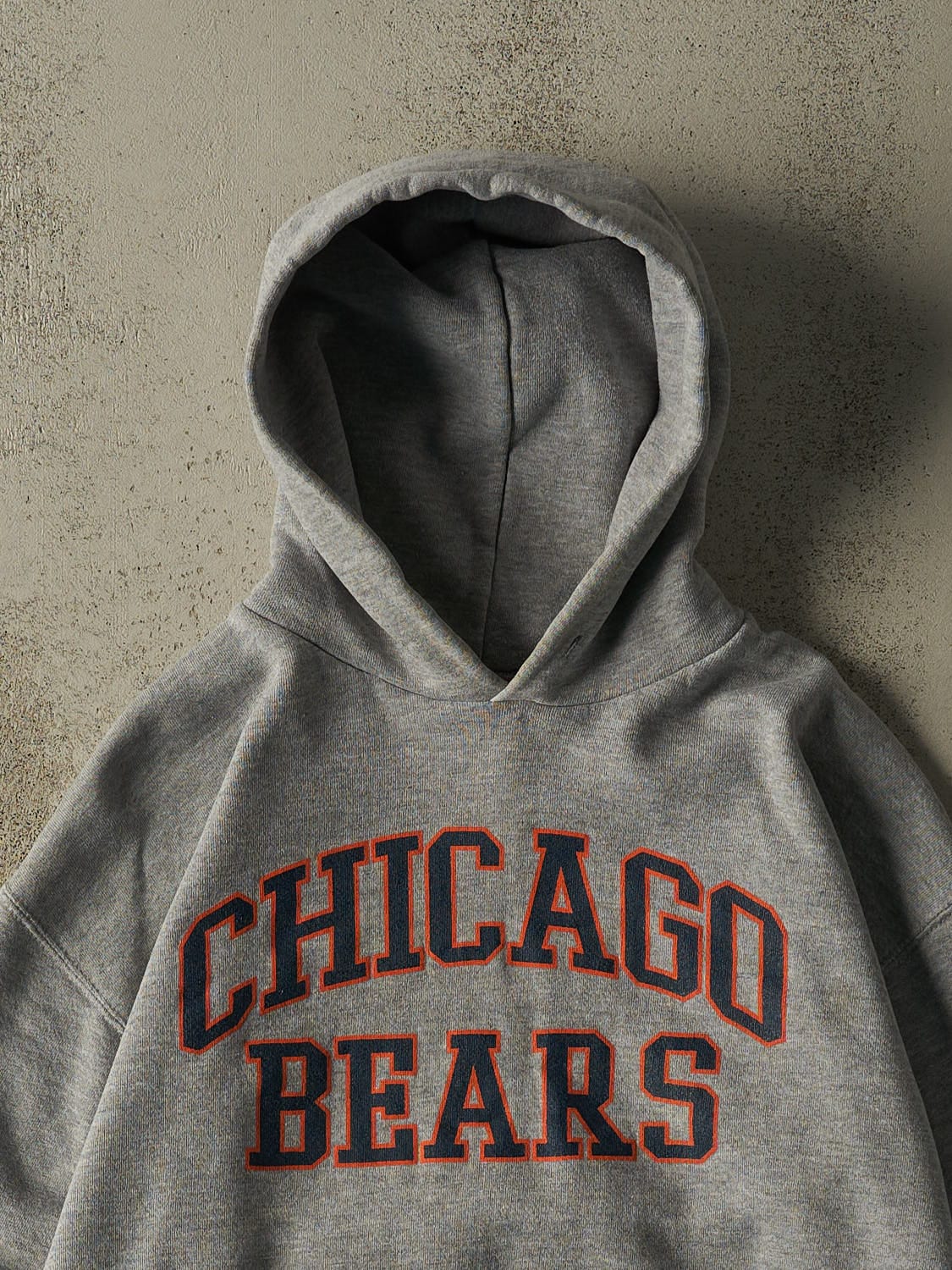 Vintage 90s Grey Chicago Bears Hoodie (M/L) - Image 2