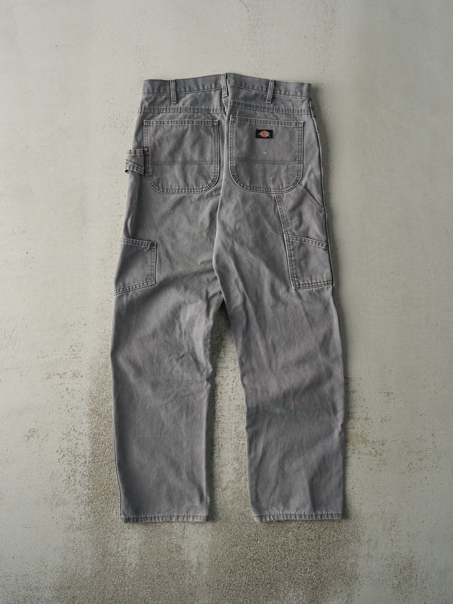 Vintage 90s Grey Dickies Carpenter Pants (32x31.5) - Image 3