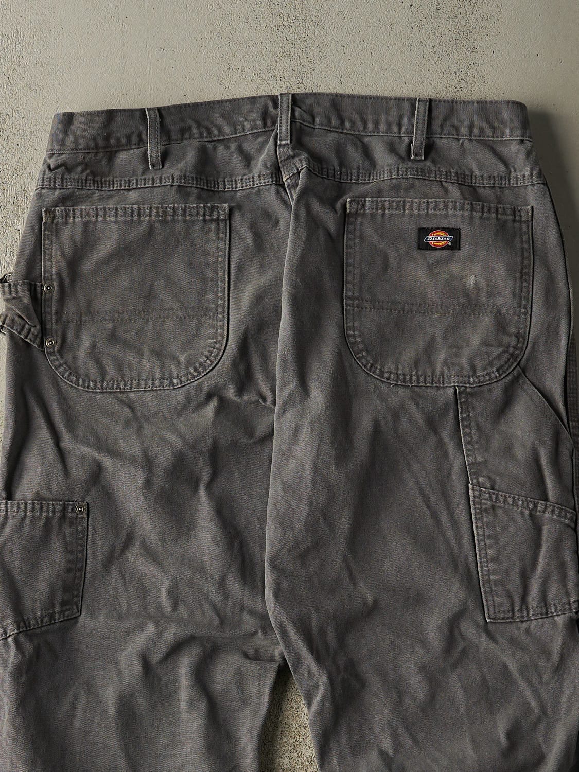 Vintage Y2K Faded Green Dickies Carpenter Pants (36x30) - Image 4