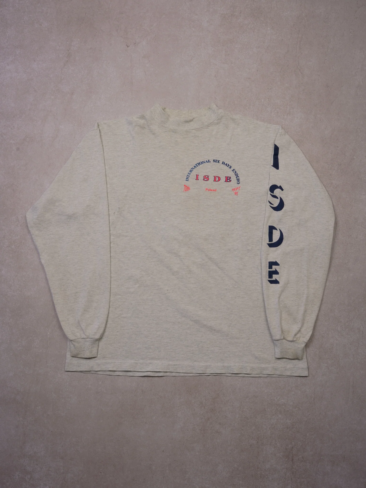Vintage 90s Grey "International Six Day Enduro" Team Canada" Longsleeve (M/L)