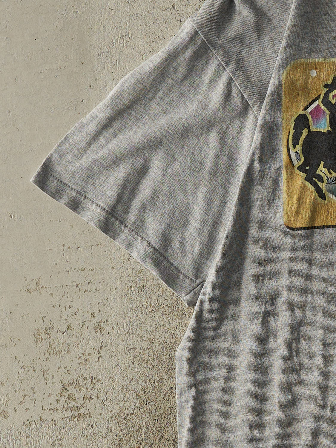 Vintage 90s Grey Jackson Hole Wyoming Tee (S/M) - Image 3