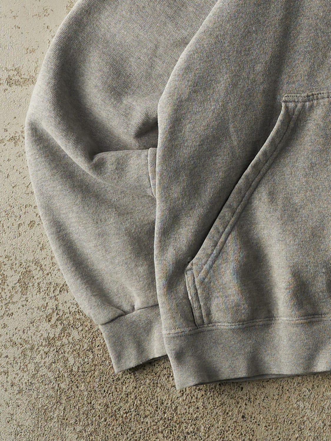 Vintage Y2K Grey Nike Embroidered Hoodie (XS) - Image 4