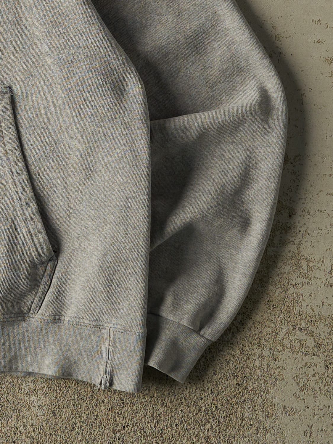 Vintage Y2K Grey Nike Embroidered Hoodie (XS) - Image 5