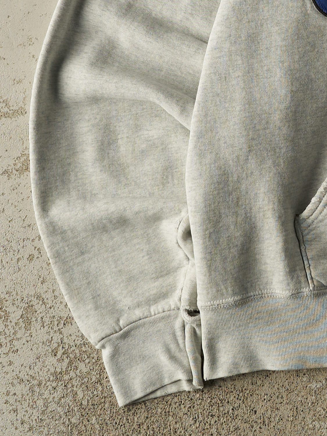 Vintage 90s Grey OJHS Embroidered Hoodie (M/L) - Image 3