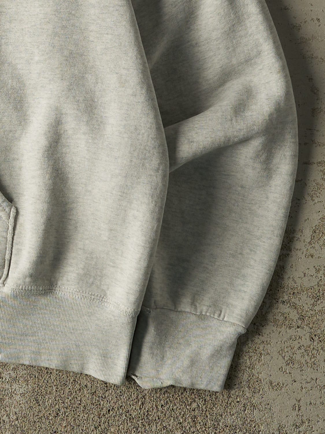 Vintage 90s Grey OJHS Embroidered Hoodie (M/L) - Image 4