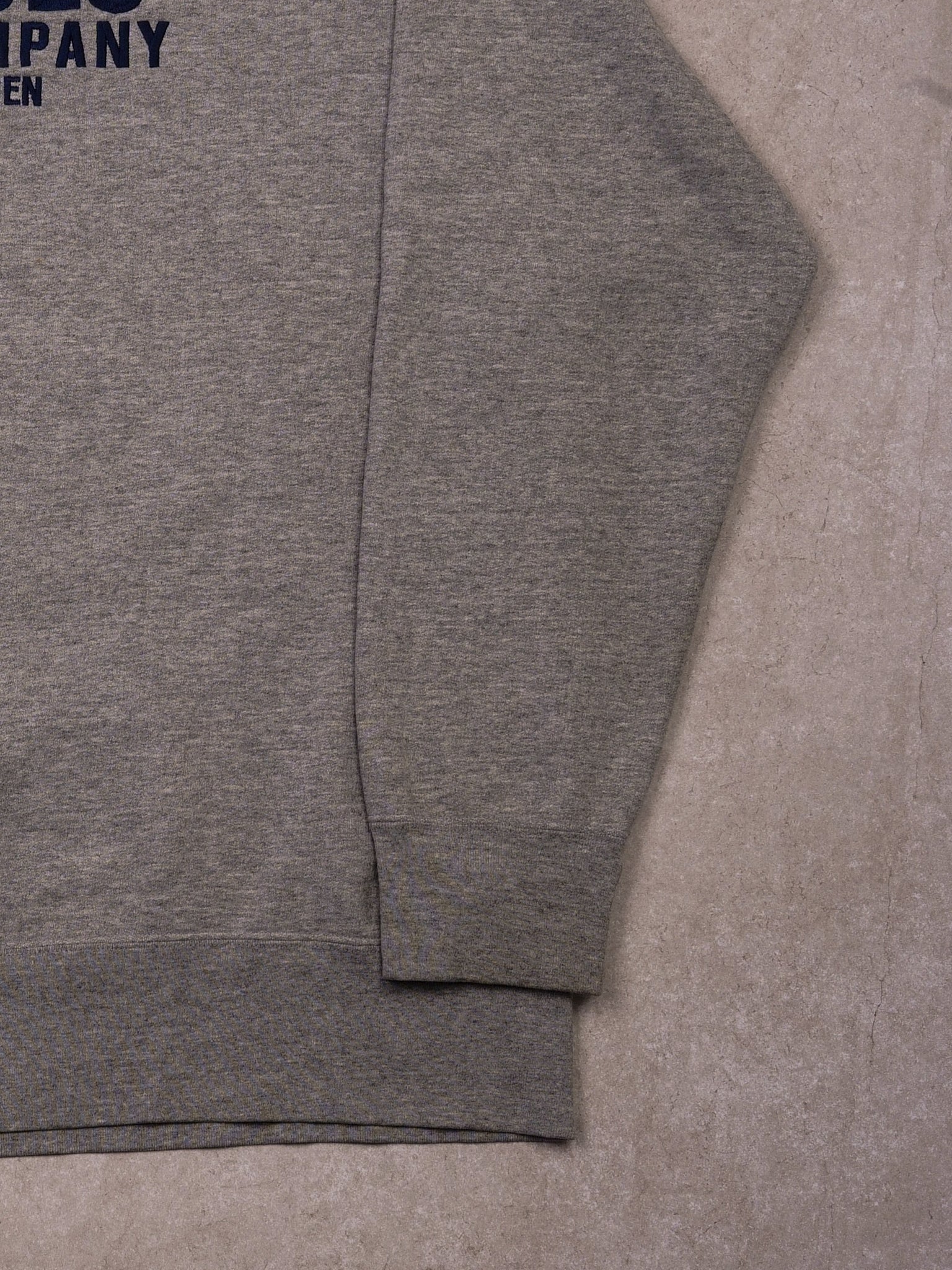Vintage 90s Grey Polo Jean  Ralph Lauren Crewneck (L) - Image 2
