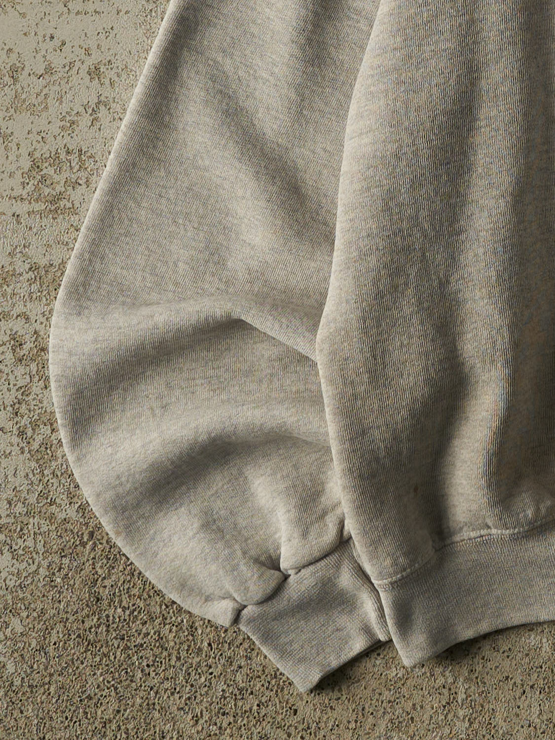 Vintage 90s Grey Russell Athletic Blank Crewneck (M) - Image 3