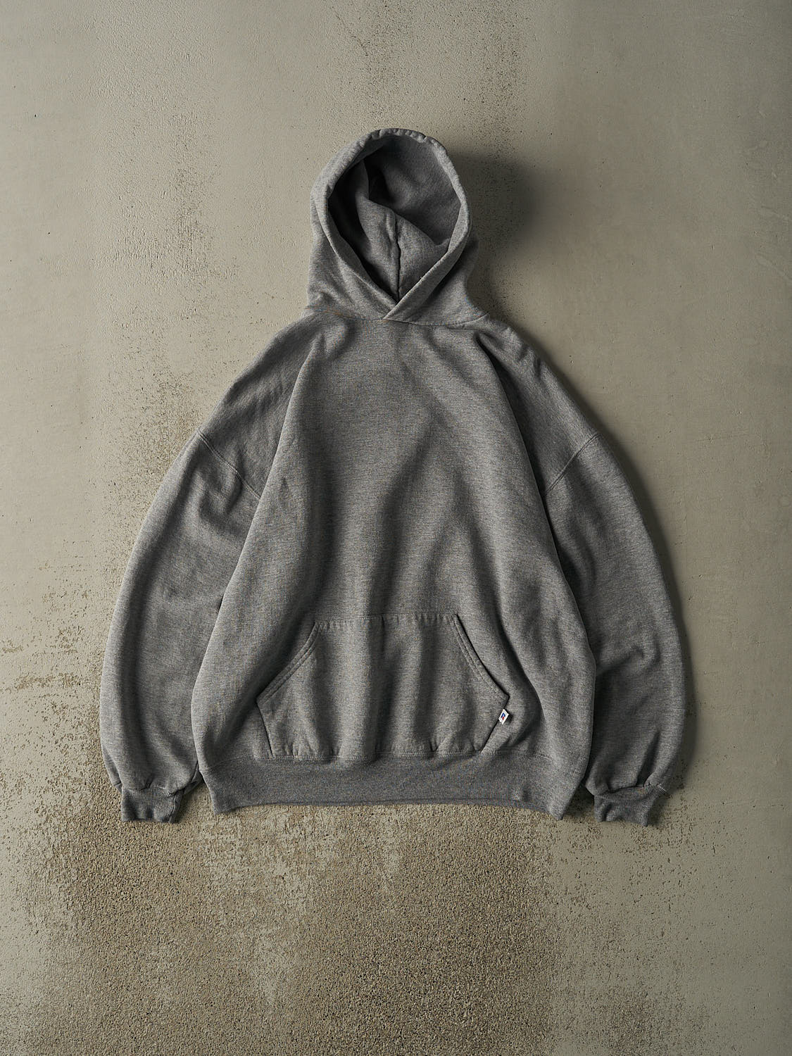 Vintage 90s Grey Russell Athletic Blank Hoodie (XL/XXL)