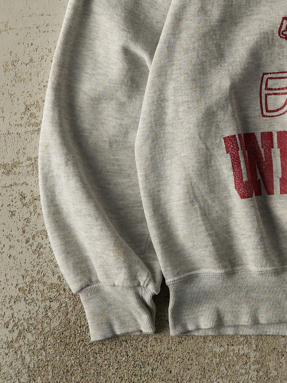 Vintage 90s Grey Russell Athletic Williamette University Crewneck (S) - Image 3