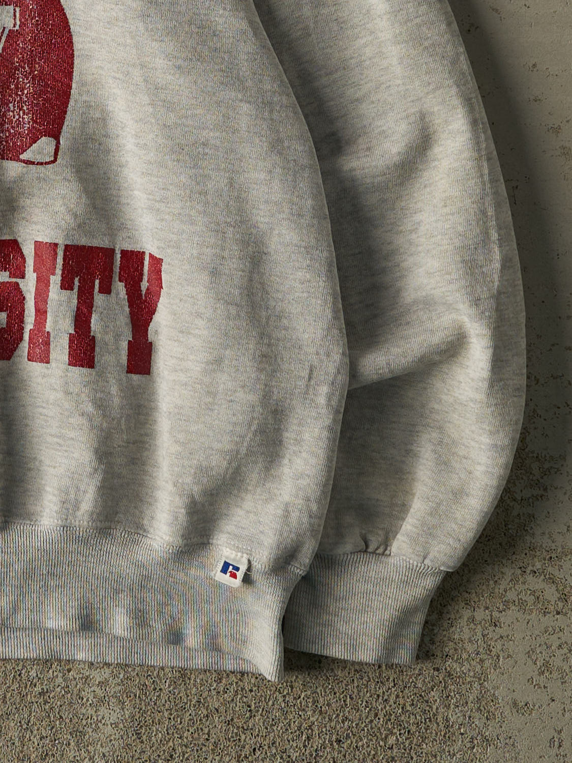 Vintage 90s Grey Russell Athletic Williamette University Crewneck (S) - Image 4