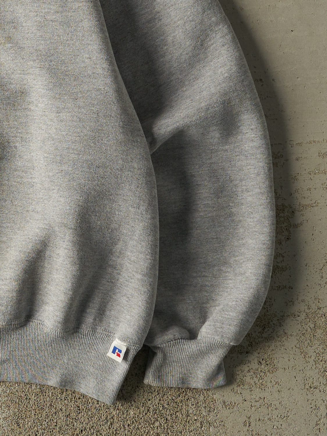 Vintage 90s Grey Russell Athletic Wilmington College Crewneck (XL/XXL) - Image 4