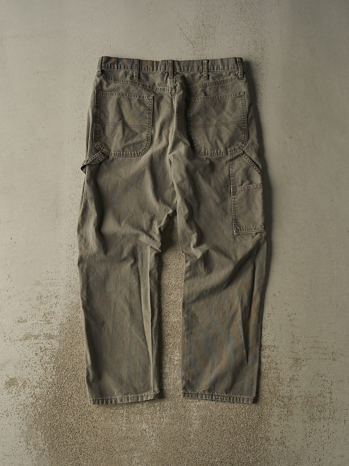 Vintage 90s Green Rustler Carpenter Pants (34x30) - Image 3