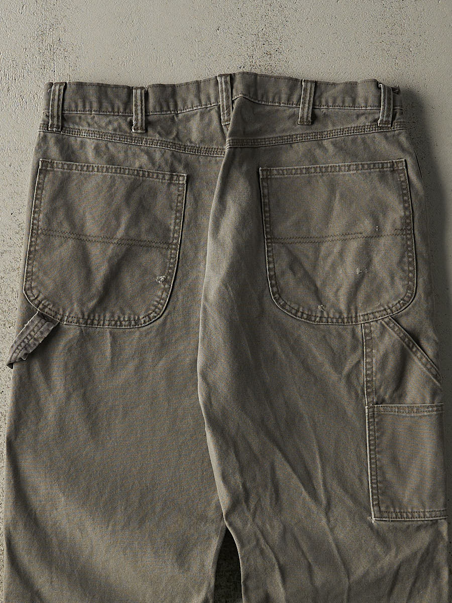 Vintage 90s Green Rustler Carpenter Pants (34x28) - Image 5