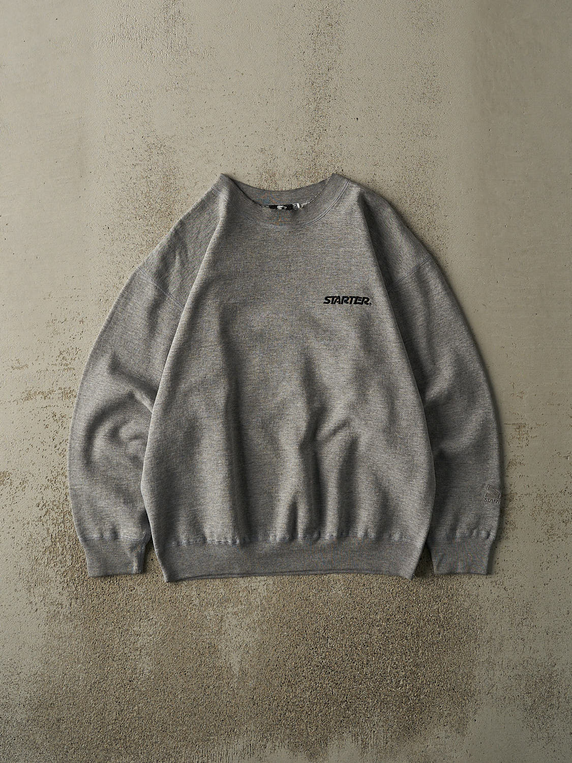 Vintage 90s Grey Starter Embroidered Crewneck (M)