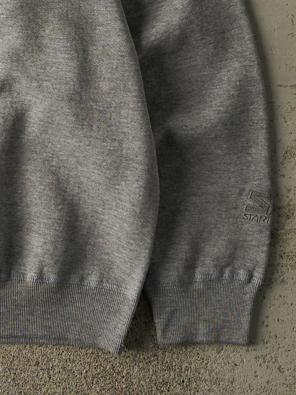 Vintage 90s Grey Starter Embroidered Crewneck (M) - Image 3