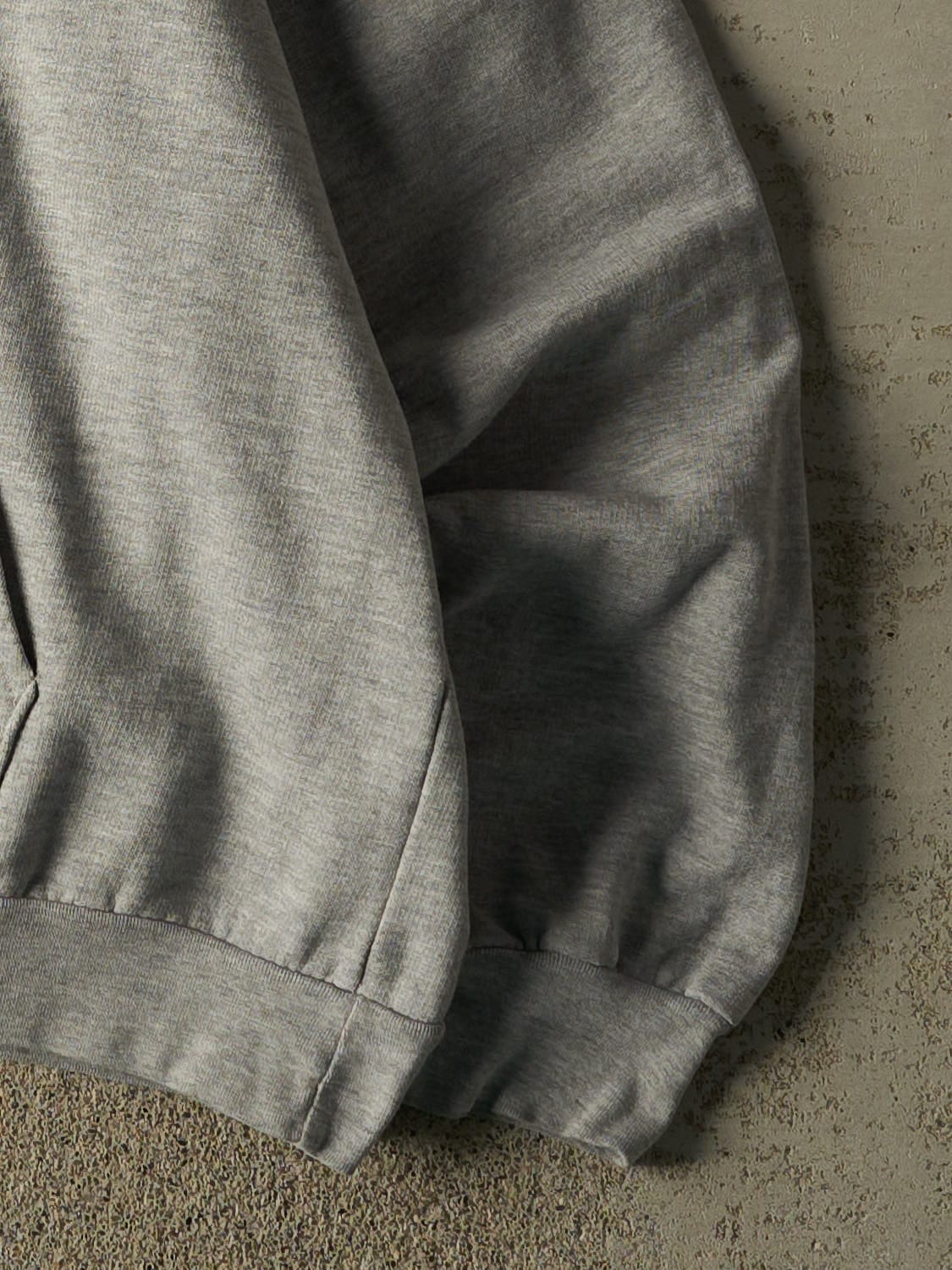 Vintage 90s Grey University of Michigan Hoodie (M/L) - Image 4