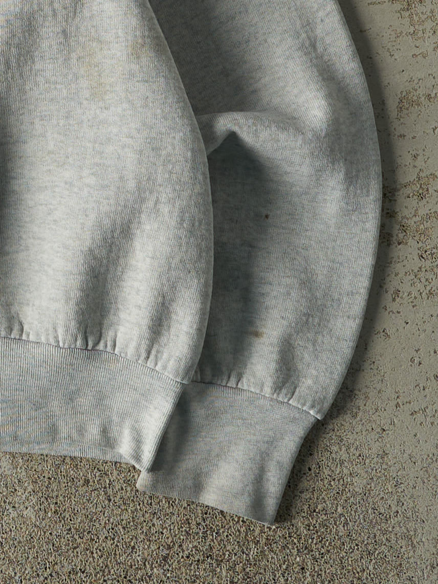 Vintage 90s Heather Grey Adidas Crewneck (L/XL) - Image 3