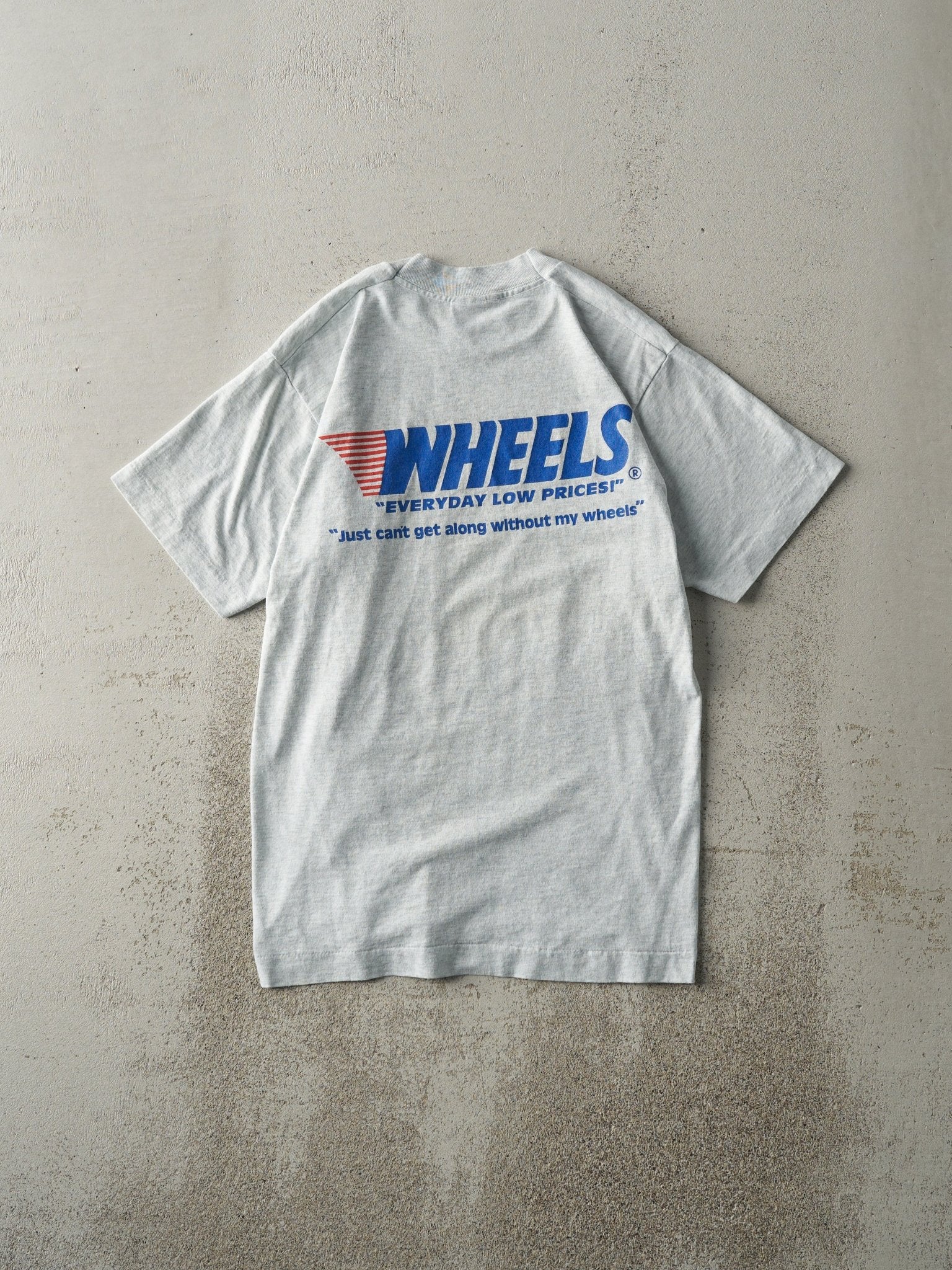 Vintage 90s Heather Grey Billy Decker Racing Single Stitch Tee (S) - Image 2