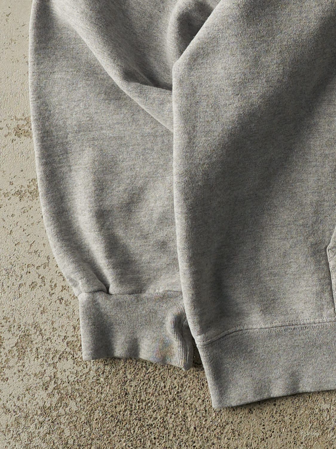 Vintage Y2K Heather Grey Blank Hoodie (M/L) - Image 3
