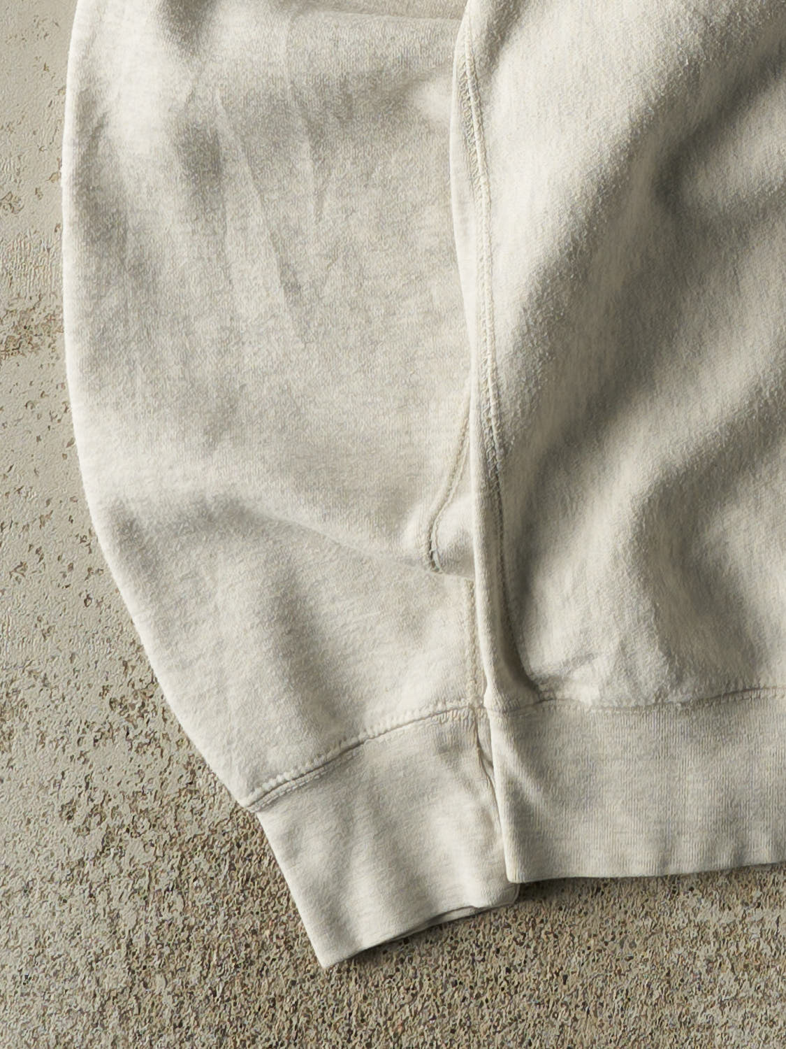 Vintage 90s Heather Grey Bowling Green State University Crewneck (S/M) - Image 3
