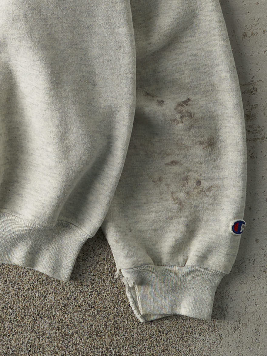 Vintage 90s Heather Grey Champion Crewneck (L) - Image 3