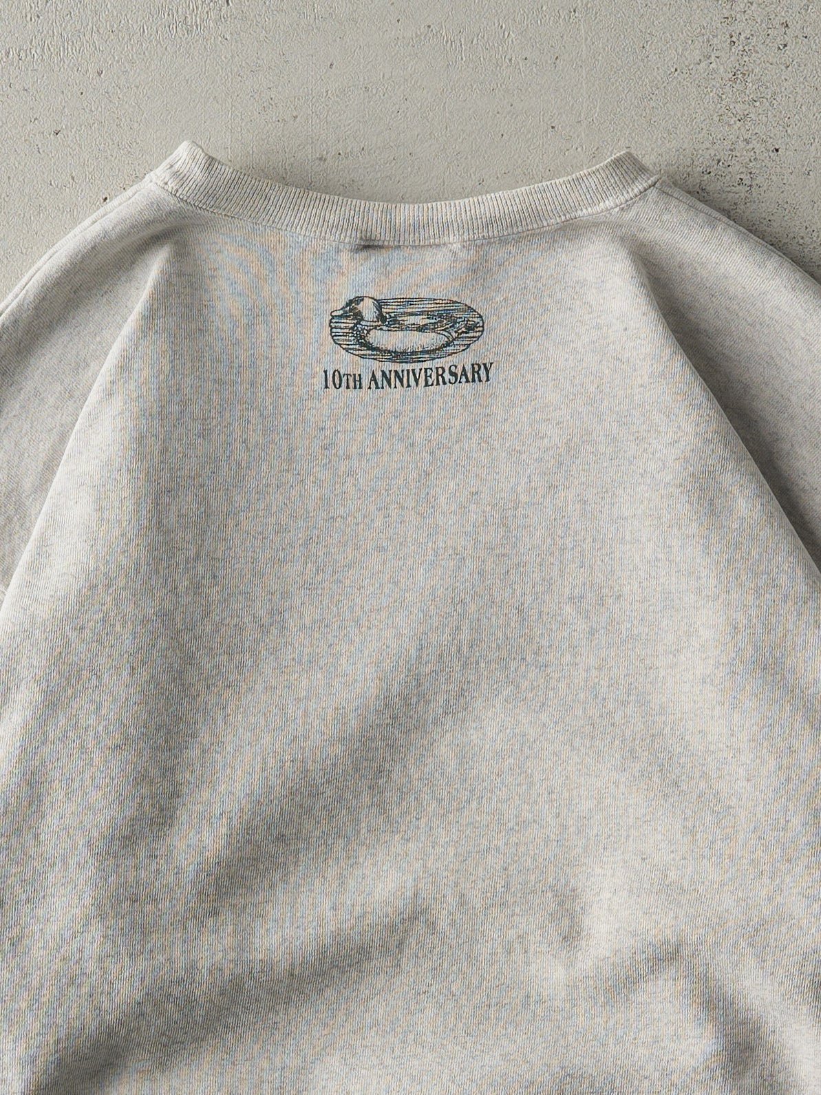 Vintage 90s Heather Grey Country Classic Auction Crewneck (M) - Image 4