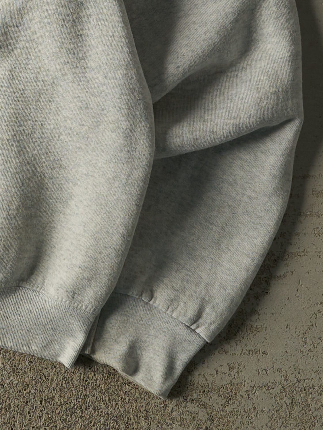 Vintage 90s Heather Grey Nature Crewneck (L/XL) - Image 4